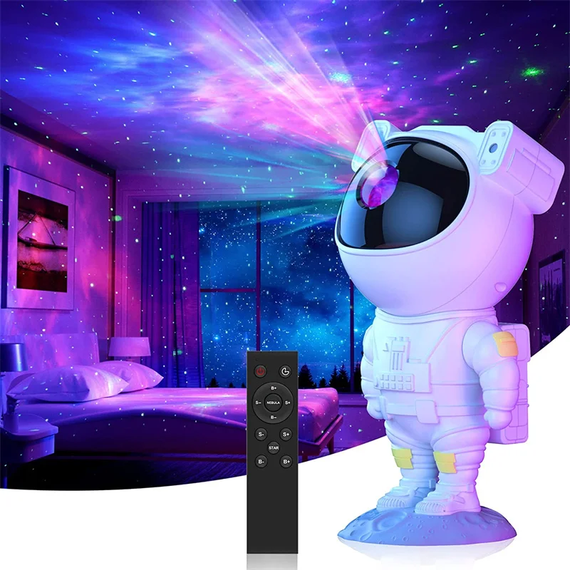 New Galaxy Star Projector Starry Sky Night Light Astronaut Lamp Home Room Decor Decoration Bedroom Decorative Luminaires Gift
New Galaxy Star Projector Starry Sky Night Light Astronaut Lamp Home Room Decor Decoration Bedroom Decorative Luminaires Gift
