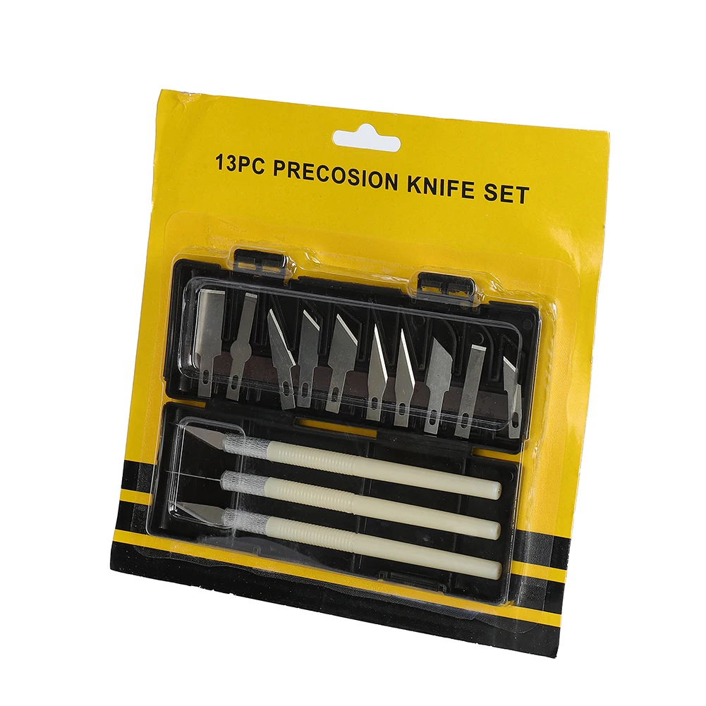 Precision Cutter Set Hand Carving Tool Arts & Craft Hobby Kit Non-Slip Metal Scalpel Knife Tools Kit Cutter High Carbon Steel
Precision Cutter Set Hand Carving Tool Arts & Craft Hobby Kit Non-Slip Metal Scalpel Knife Tools Kit Cutter High Carbon Steel
