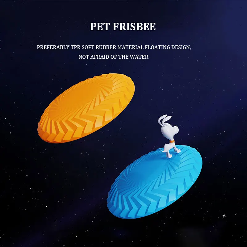 Fashion Trainning Interactive Puppy Toys Puppy Pet Supplies Dog Toy Flying Discs Buoyant Pet Dogs Silicone Game
Fashion Trainning Interactive Puppy Toys Puppy Pet Supplies Dog Toy Flying Discs Buoyant Pet Dogs Silicone Game