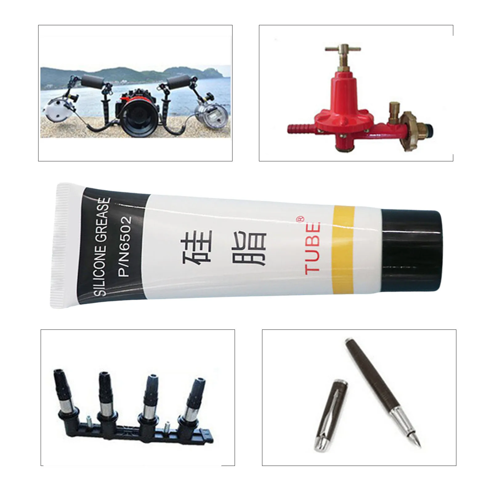 50g Silicone Grease O-Ring Grease Slip For Toys Flashlights Coffee Machine Lubricant Waterproof Food-Grade Seal Grease
50g Silicone Grease O-Ring Grease Slip For Toys Flashlights Coffee Machine Lubricant Waterproof Food-Grade Seal Grease