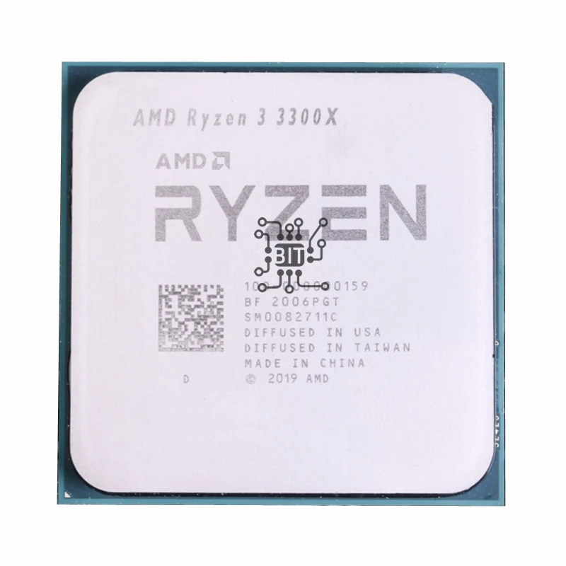 AMD Ryzen 3 3300X R3 8 ГГц четырехъядерный восьмипоточный процессор 65 Вт L3 = 16M 100-000000159