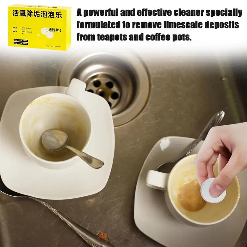Water Bottle Cleaning Tablets Teapots Coffee Maker Tumbler Descaling Stain Remover Formula Kettle Decontamination Smell Cleaner
Water Bottle Cleaning Tablets Teapots Coffee Maker Tumbler Descaling Stain Remover Formula Kettle Decontamination Smell Cleaner