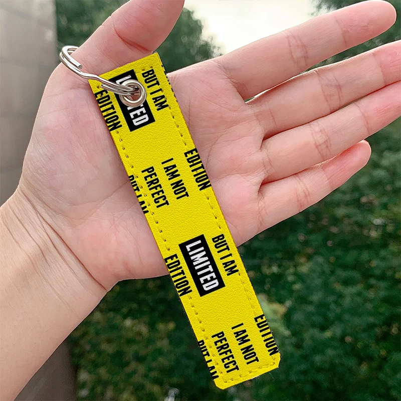 Fashion I am not perfect Custom Keychain Strap Keyring Hanging Holder Bag Car Wallet Trinket Keychain Hanging Bag Accessories 
Fashion I am not perfect Custom Keychain Strap Keyring Hanging Holder Bag Car Wallet Trinket Keychain Hanging Bag Accessories