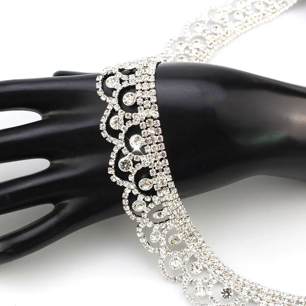 1Yard Wave Rhinestone Pendant Tassel Bead Claw Chain Trim Ribbon Lace For Sewing Ornaments Wedding Dress Bag Cap Shoes Craft Diy
1Yard Wave Rhinestone Pendant Tassel Bead Claw Chain Trim Ribbon Lace For Sewing Ornaments Wedding Dress Bag Cap Shoes Craft Diy