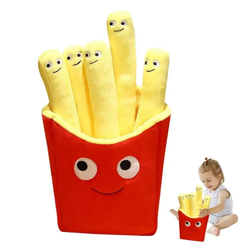 Fries Plush Pillow Cute Bag Of French Fries Stuffed Plush Toy Plush Toys Creative Food Stuffed Hamburger Throw Pillow Soft Sofa
Fries Plush Pillow Cute Bag Of French Fries Stuffed Plush Toy Plush Toys Creative Food Stuffed Hamburger Throw Pillow Soft Sofa