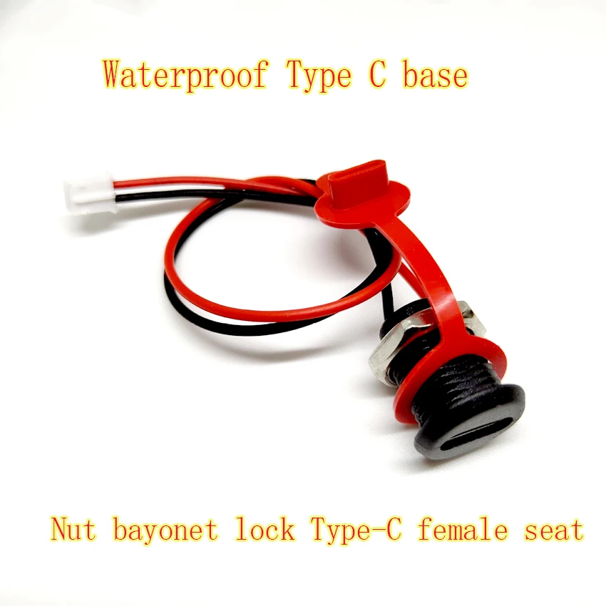 1Pcs USB Connector Type-C Waterproof with PH 2.0 Nut locking Plate Female TPC Waterproof High Current Fast Charging Jack Port
1Pcs USB Connector Type-C Waterproof with PH 2.0 Nut locking Plate Female TPC Waterproof High Current Fast Charging Jack Port
