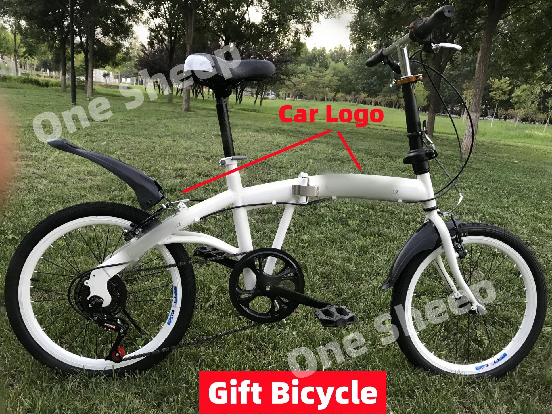 20 inch variable speed folding bicycle 4S shop gift bicycle all kinds of car logo
20 inch variable speed folding bicycle 4S shop gift bicycle all kinds of car logo