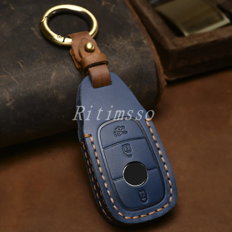 Leather Car Remote Key Case Cover Shell For Mercedes Benz A C E S G Class GLC CLE CLA W177 W205 W213 W222 X167 Protector Holder
Leather Car Remote Key Case Cover Shell For Mercedes Benz A C E S G Class GLC CLE CLA W177 W205 W213 W222 X167 Protector Holder