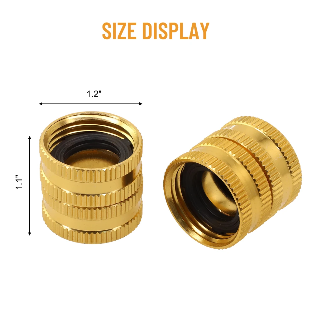 Accessories Connector Outdoor Garden Hose N520 Watering Equipment 2pcs Aluminum Double Female For Male To Male
Accessories Connector Outdoor Garden Hose N520 Watering Equipment 2pcs Aluminum Double Female For Male To Male
