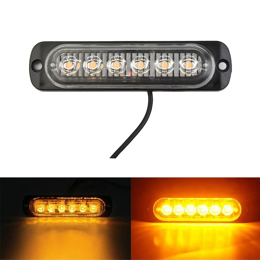 DC 12V 18W Strong Light Work Light Yellow 6LED Car Safety Urgent Always Bright Light Driving Fog Off-road SUV Car Boat Light
DC 12V 18W Strong Light Work Light Yellow 6LED Car Safety Urgent Always Bright Light Driving Fog Off-road SUV Car Boat Light