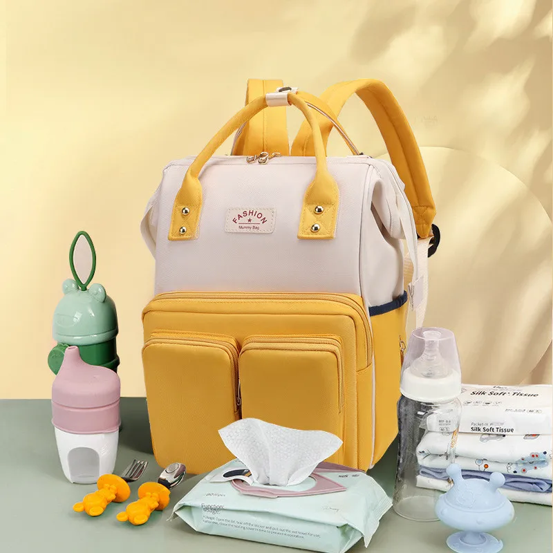 Baby Diaper Bag Large Capacity Oxford Cloth Waterproof Nappy Bag Mummy Backpack Outdoor Travel Nursing Handbag Fashion Woman Bag
Baby Diaper Bag Large Capacity Oxford Cloth Waterproof Nappy Bag Mummy Backpack Outdoor Travel Nursing Handbag Fashion Woman Bag