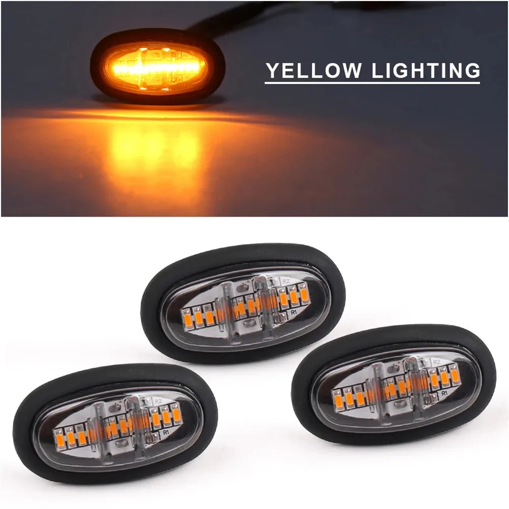 3x 6W 12V Black ABS Raptor Style Smoked Lens Amber LED Front Grille Running Lights For Ford F150 Car Accsesories
3x 6W 12V Black ABS Raptor Style Smoked Lens Amber LED Front Grille Running Lights For Ford F150 Car Accsesories