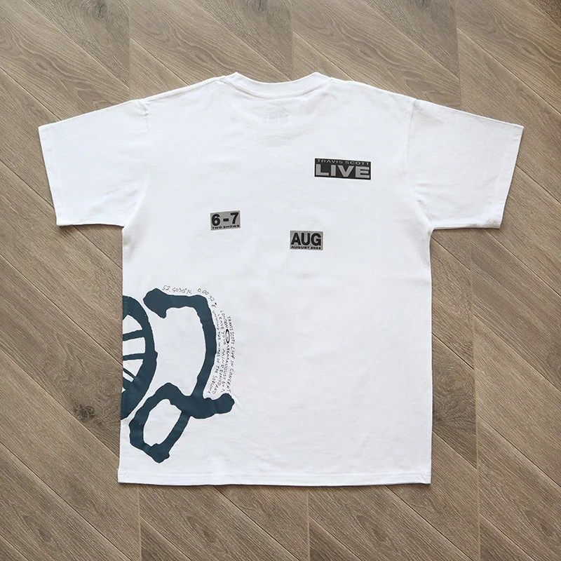 TOP 23SS hip-hop NEW Travis Scott O2 Live Burning Cactus Jack T-Shirt Men Women Best Quality T Shirt Tops Tee
TOP 23SS hip-hop NEW Travis Scott O2 Live Burning Cactus Jack T-Shirt Men Women Best Quality T Shirt Tops Tee