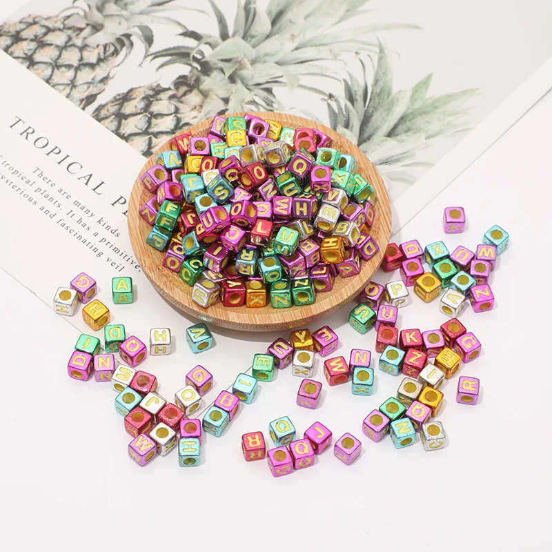 6*6mm Alphabet Beads Acrylic Square with Colored Letter for Bracelets Pony Seed Beads for Jewelry Making
6*6mm Alphabet Beads Acrylic Square with Colored Letter for Bracelets Pony Seed Beads for Jewelry Making