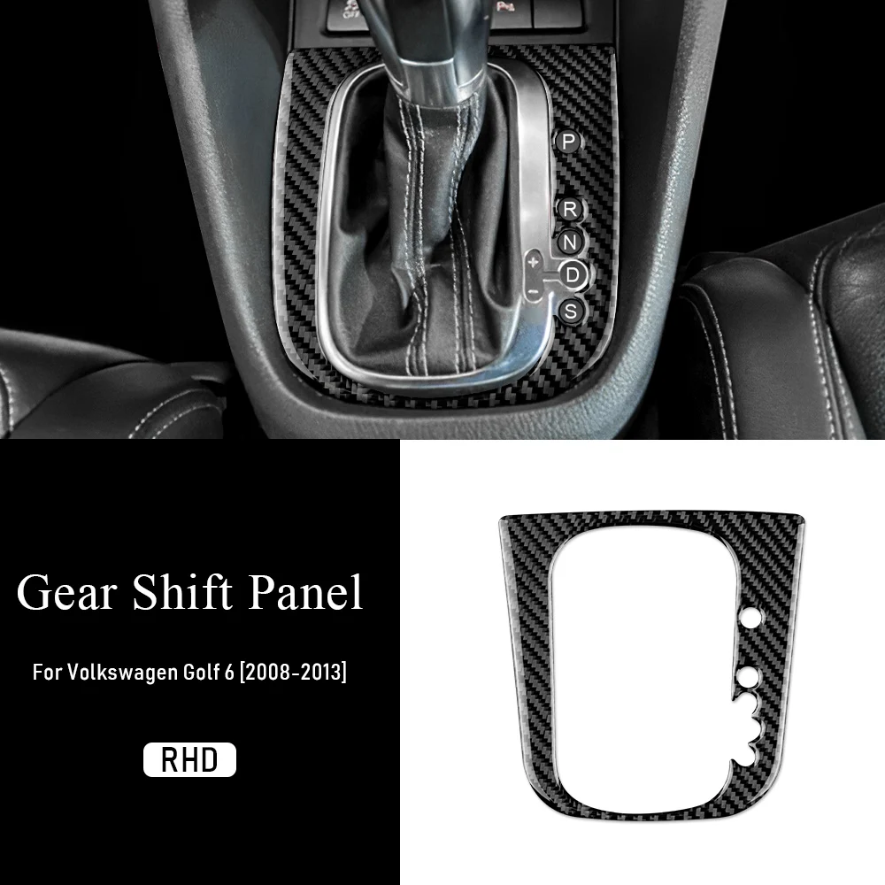 LHD RHD for Volkswagen VW Golf 6 GTI R MK6 Accessories Car Gear Shift Panel Cover Inside Trim Real Carbon Fiber Sticker
LHD RHD for Volkswagen VW Golf 6 GTI R MK6 Accessories Car Gear Shift Panel Cover Inside Trim Real Carbon Fiber Sticker