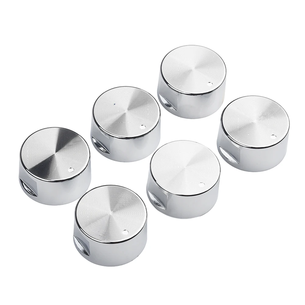 Cooktop Handle Rotary Switch Round Silver Simple Zinc Alloy 38*19mm Diameter 6mm Easy Installation Embedded Hole
Cooktop Handle Rotary Switch Round Silver Simple Zinc Alloy 38*19mm Diameter 6mm Easy Installation Embedded Hole