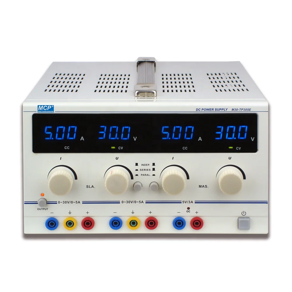 MCP M30-TP305E-Источник питания постоянного тока/Регулируемый источник питания постоянного тока/лабораторный источник питания постоянного тока
MCP M30-TP305E-Источник питания постоянного тока/Регулируемый источник питания постоянного тока/лабораторный источник питания постоянного тока