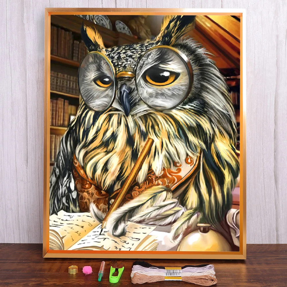 Owl Animal Printed Fabric 11CT Cross Stitch Embroidery Set DMC Threads Craft Handiwork Handicraft Needlework Wholesale Jewelry 
Owl Animal Printed Fabric 11CT Cross Stitch Embroidery Set DMC Threads Craft Handiwork Handicraft Needlework Wholesale Jewelry