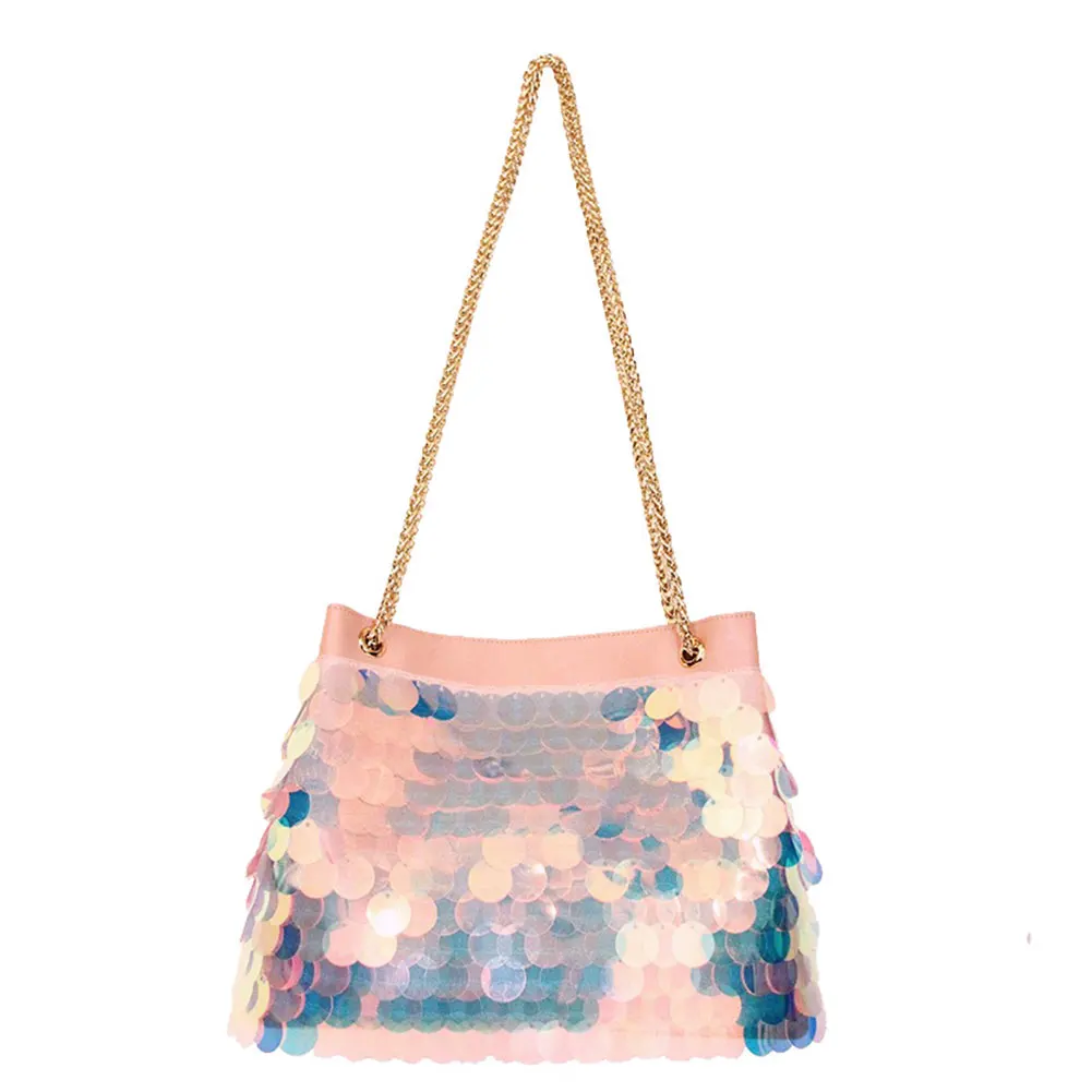 Gnazhee Sequin Wafer Metal Chains Shoulder Bag Purse Ladies Crossbody Bag Women's Totel Bags
Gnazhee Sequin Wafer Metal Chains Shoulder Bag Purse Ladies Crossbody Bag Women's Totel Bags