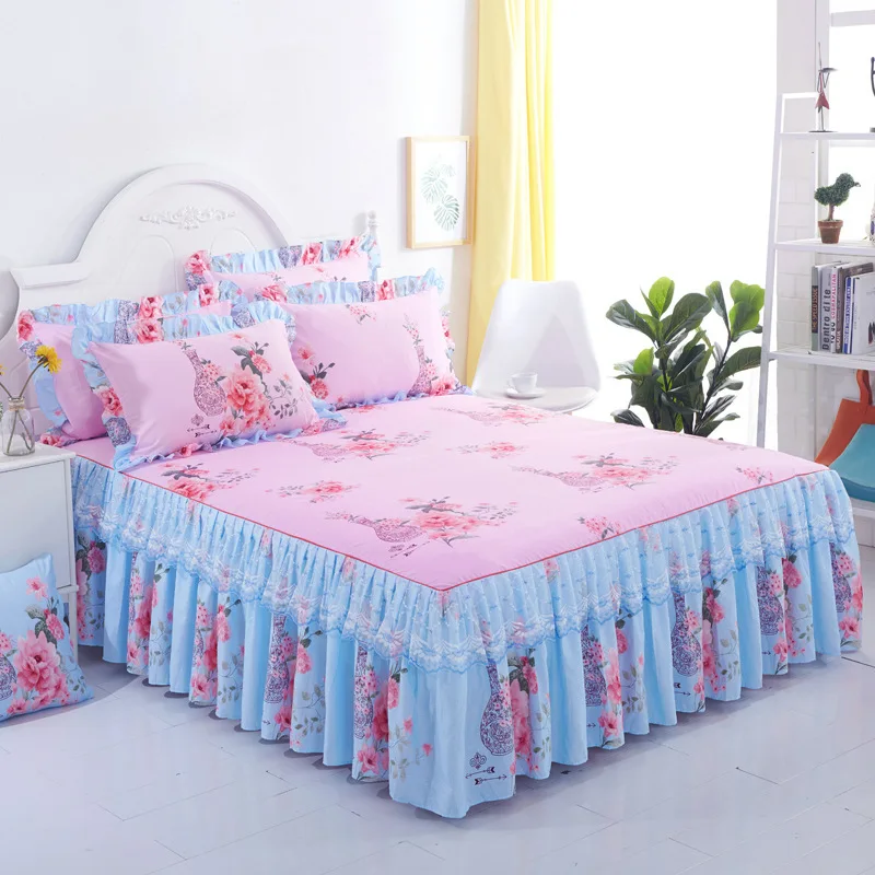 2023 3pcs Set New Sanding Lace Bedspread Fashion Queen Bed Skirt Thickened Fitted Sheet Two-Layer Single Double Bed Dust Ruffle 
2023 3pcs Set New Sanding Lace Bedspread Fashion Queen Bed Skirt Thickened Fitted Sheet Two-Layer Single Double Bed Dust Ruffle