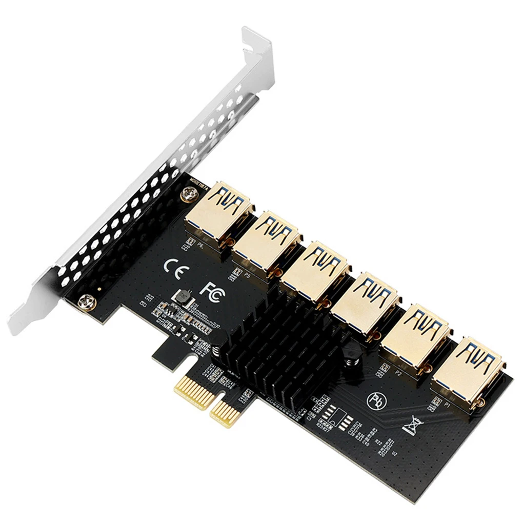 5 шт. PCI Express множитель PCIE 1X до 6 USB3.0 Райзер-карта для PCI Express 1X 4X 8X 16X Райзер для майнинга видеокарт
5 шт. PCI Express множитель PCIE 1X до 6 USB3.0 Райзер-карта для PCI Express 1X 4X 8X 16X Райзер для майнинга видеокарт