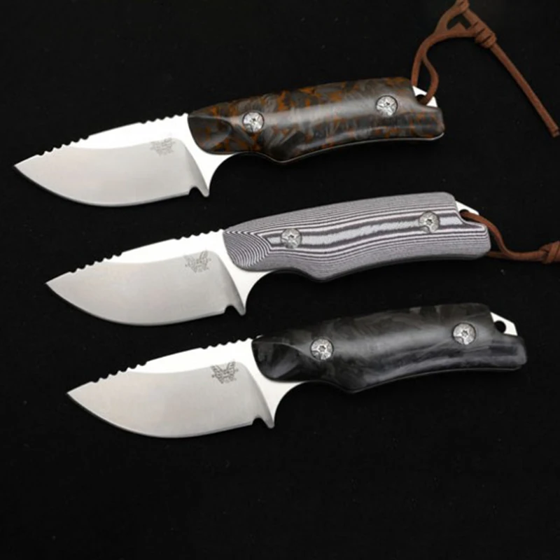 Тактический маленький прямой нож Benchmade, походный охотничий безопасный Военный нож для выживания в дикой природе, обороны, инструмент для по...
Тактический маленький прямой нож Benchmade, походный охотничий безопасный Военный нож для выживания в дикой природе, обороны, инструмент для по...