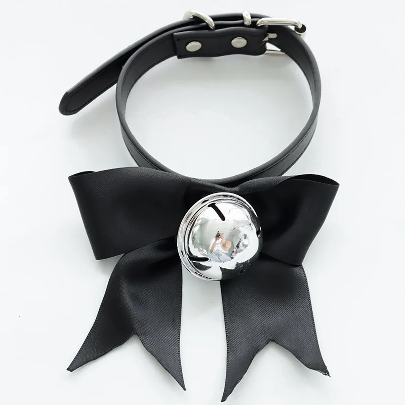 Gothic Punk Leather Necklace Bow Bells Choker For Teens Girls women Pendientes Party Club Sexy Jewelry Fashion Cosplay Accessory
Gothic Punk Leather Necklace Bow Bells Choker For Teens Girls women Pendientes Party Club Sexy Jewelry Fashion Cosplay Accessory