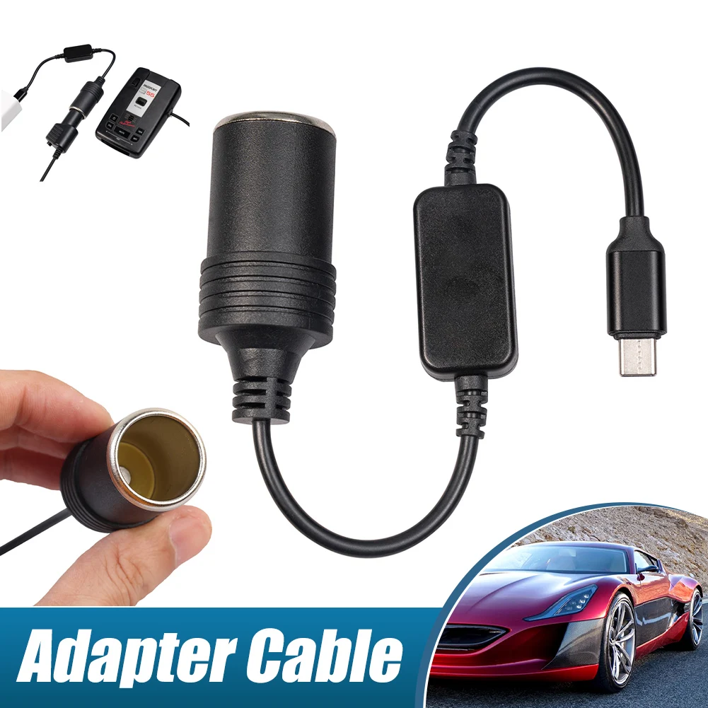 5V to 12V TYPE-C to Cigarette Lighter Female Adapter Cable Converter Adapter for Dash Cam Driving Recorder DVR GPS
5V to 12V TYPE-C to Cigarette Lighter Female Adapter Cable Converter Adapter for Dash Cam Driving Recorder DVR GPS