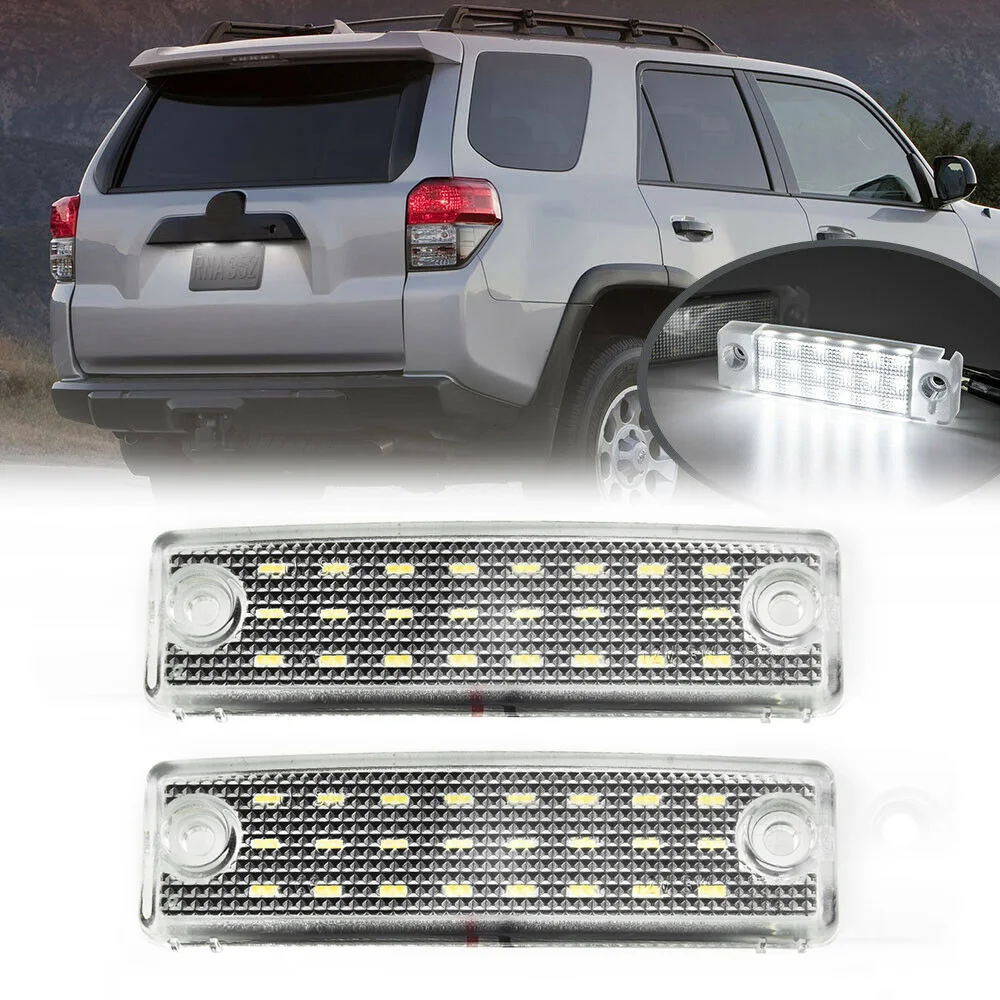 2Pc LED License Number Plate Light For Toyota 4Runner 1996-2018 Previa 10 Series 1990-1997 Land Cruiser Prado GX470
2Pc LED License Number Plate Light For Toyota 4Runner 1996-2018 Previa 10 Series 1990-1997 Land Cruiser Prado GX470