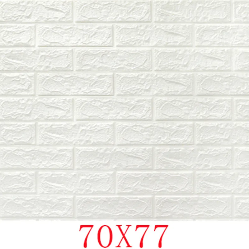 70X77CM Warm 3D Self-Adhesive Wallpaper Waterproof Brick Wall Stickers Living Room Bedroom Children's Room Home Decoration
70X77CM Warm 3D Self-Adhesive Wallpaper Waterproof Brick Wall Stickers Living Room Bedroom Children's Room Home Decoration