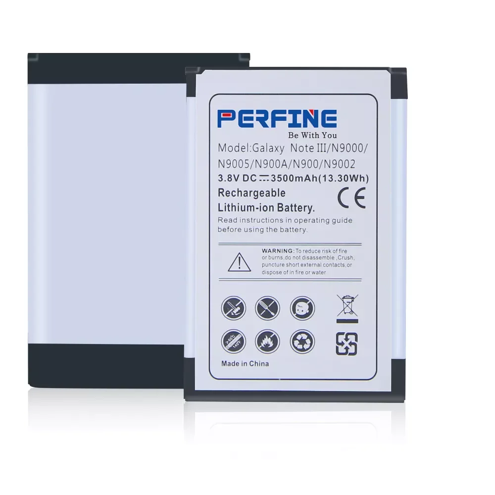 NEW2023 Perfine Note 3 Battery 3500mAh New Upgrade Phone Battery For Samsung Galaxy Note3 N9000 N9005 B800BC
NEW2023 Perfine Note 3 Battery 3500mAh New Upgrade Phone Battery For Samsung Galaxy Note3 N9000 N9005 B800BC