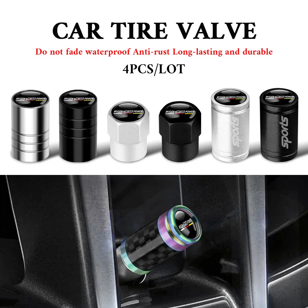 4PCS Car Styling Metal Wheel Tire Valve Air Stem Caps Dust Cover for HONDA MUGEN Badge Emblem Auto Tyre Decoration Accessories
4PCS Car Styling Metal Wheel Tire Valve Air Stem Caps Dust Cover for HONDA MUGEN Badge Emblem Auto Tyre Decoration Accessories