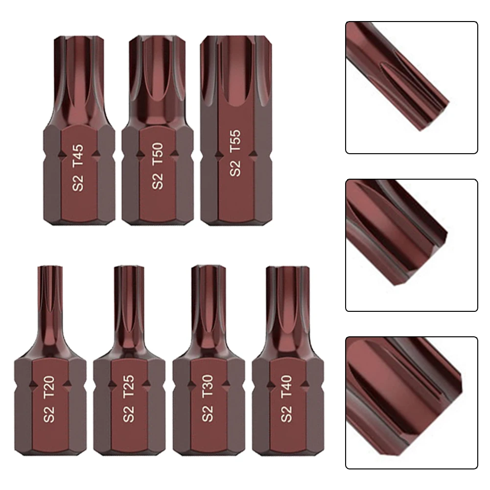 1pc Cross Electric Screwdriver Bits T20/25/30/40/45/50/55 30MM For Electric Wrench Socket Bit Set hand Tools Accessories
1pc Cross Electric Screwdriver Bits T20/25/30/40/45/50/55 30MM For Electric Wrench Socket Bit Set hand Tools Accessories