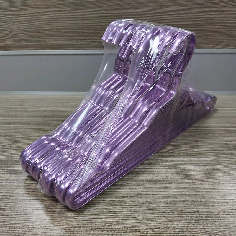 Wholesale 5/10pcs Coat Hangers Durable Anti-slip Aluminium Alloy Clothes Hangers Purple Color Closet Space Saving Storage Rack
Wholesale 5/10pcs Coat Hangers Durable Anti-slip Aluminium Alloy Clothes Hangers Purple Color Closet Space Saving Storage Rack