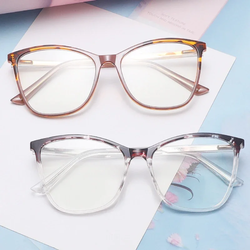 Free Shipping New Luxury TR90 Cat Eye Glass Women Large Frame Anti Blue Light Glasses Square Transparent Metal Flat Gafas De Sol
Free Shipping New Luxury TR90 Cat Eye Glass Women Large Frame Anti Blue Light Glasses Square Transparent Metal Flat Gafas De Sol