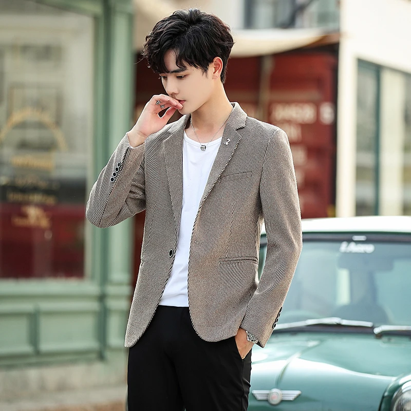 Autumn and winter new boutique high-end suit casual trend handsome slim gentleman fashion single west coat
Autumn and winter new boutique high-end suit casual trend handsome slim gentleman fashion single west coat