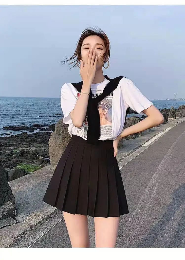 School Girl Uniform Pleated Skirts 7 Colors Japanese High Waist A-Line Y2k Plaid Skirt+ Sexy JK Uniforms for Woman 2022
School Girl Uniform Pleated Skirts 7 Colors Japanese High Waist A-Line Y2k Plaid Skirt+ Sexy JK Uniforms for Woman 2022