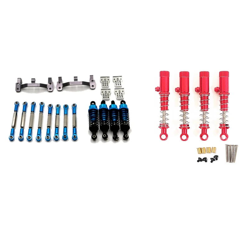 Upgrade Metal Pull Rod Tie Rod Pull Rod Base Shock Absorber With 4Pcs Metal Shock Absorber Damper For WPL
Upgrade Metal Pull Rod Tie Rod Pull Rod Base Shock Absorber With 4Pcs Metal Shock Absorber Damper For WPL