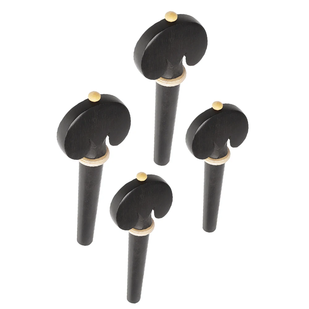 4 Pcs/Set Ebony Cello Tuning Pegs Universal Cello Parts Tuner Black String Shafts Professional Musical Instrument Accessories
4 Pcs/Set Ebony Cello Tuning Pegs Universal Cello Parts Tuner Black String Shafts Professional Musical Instrument Accessories
