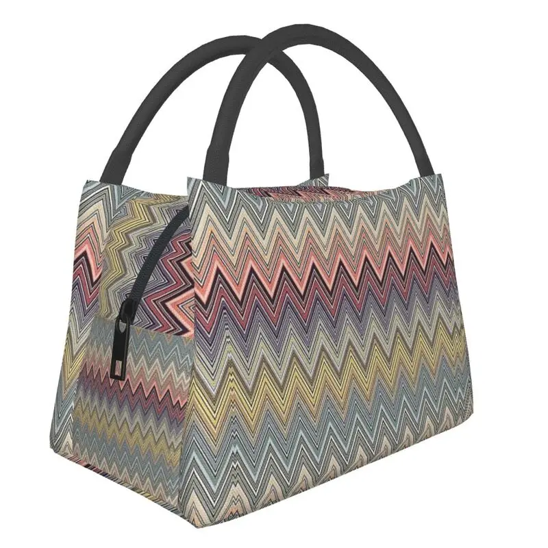 Пастельная домашняя Изолированная зигзагообразная сумка для обеда для женщин, камуфляжный богемный портативный термоохладитель, коробка ... 
Пастельная домашняя Изолированная зигзагообразная сумка для обеда для женщин, камуфляжный богемный портативный термоохладитель, коробка ...