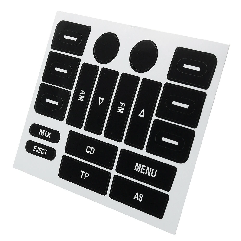 Sticker Radio Button Repair Sticker For Passat Repair Sticker Button Repair Sticker Front Matte Black PVC Radio
Sticker Radio Button Repair Sticker For Passat Repair Sticker Button Repair Sticker Front Matte Black PVC Radio
