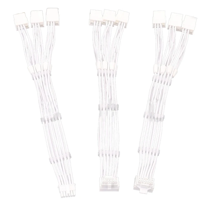 3x 8Pin to 12+4P PCIE 5.0 16Pin ATX3.0 Кабель питания для линейки видеокарт RTX4090
3x 8Pin to 12+4P PCIE 5.0 16Pin ATX3.0 Кабель питания для линейки видеокарт RTX4090