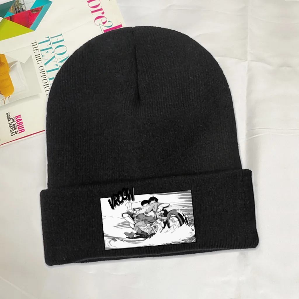 Kaneda and Kei Skullies Beanie Akira 80s Japanese Manga Film Knitted Bonnet Girls Boys Warm Caps Hip Hop Brimless Elastic Hats
Kaneda and Kei Skullies Beanie Akira 80s Japanese Manga Film Knitted Bonnet Girls Boys Warm Caps Hip Hop Brimless Elastic Hats