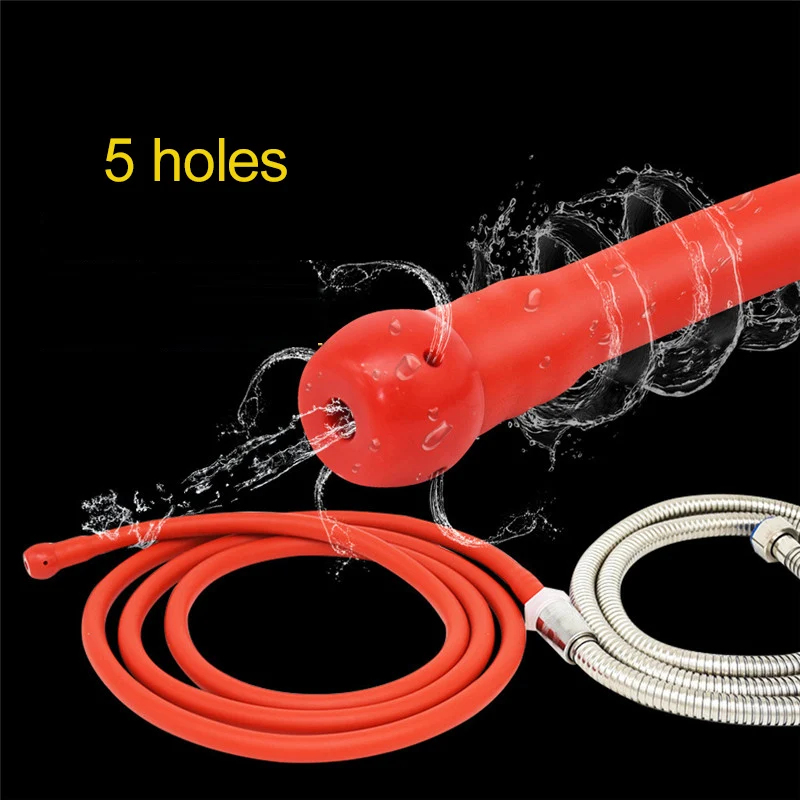 

Silicone Bidet Anal Shower Cleaner Alcachofa Ducha Higienica Douche Bidet Washing Ducha Full Enema Cleaning Portatil Anus Hose