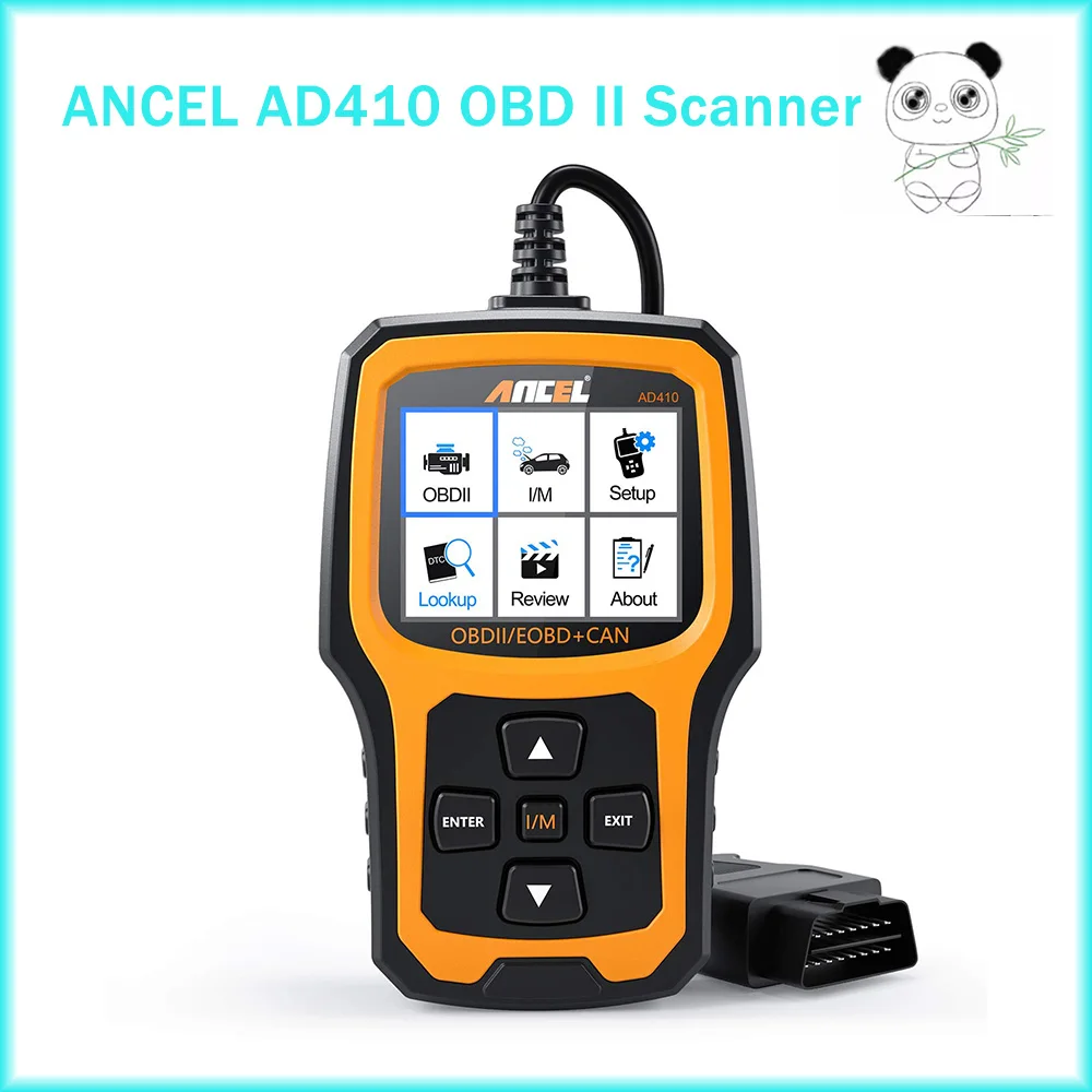 ANCEL AD410 PRO Enhanced OBD II Vehicle Code Reader Automotive OBD2 Scanner Auto Check Engine Light Scan Tool Emission Analyzer
ANCEL AD410 PRO Enhanced OBD II Vehicle Code Reader Automotive OBD2 Scanner Auto Check Engine Light Scan Tool Emission Analyzer
