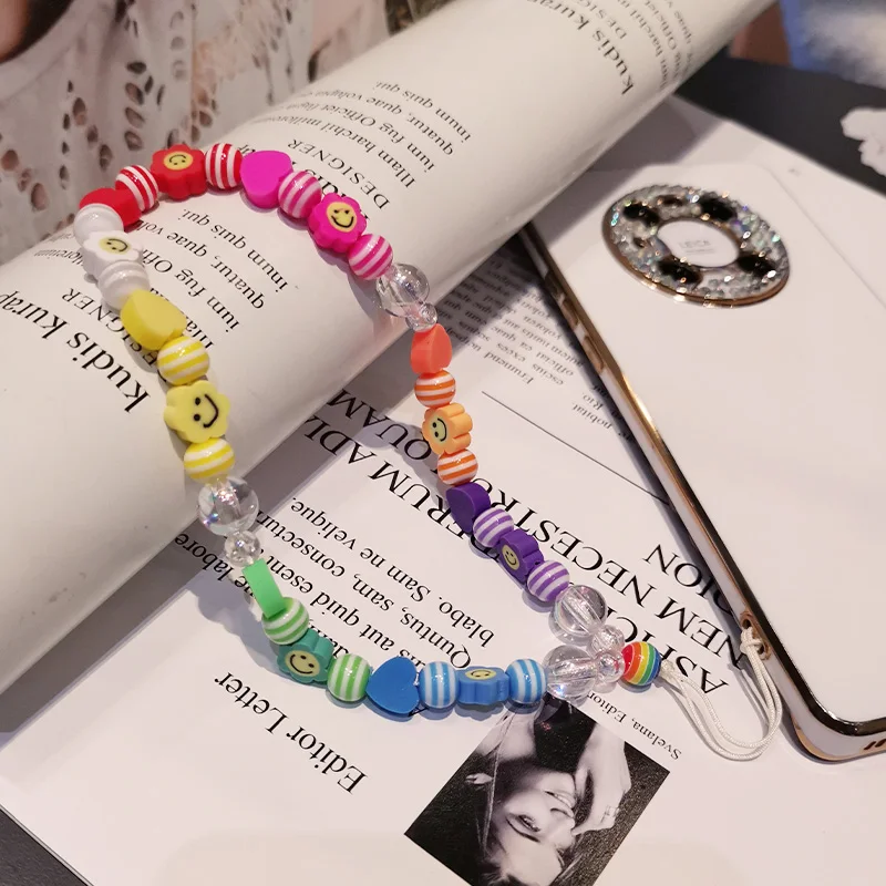 Short Pendant Rope Strong Universal Female Mobile Phone Lanyard Fashion Wrist Chain Hand-woven Beaded Colorful Beads Pendant
Short Pendant Rope Strong Universal Female Mobile Phone Lanyard Fashion Wrist Chain Hand-woven Beaded Colorful Beads Pendant