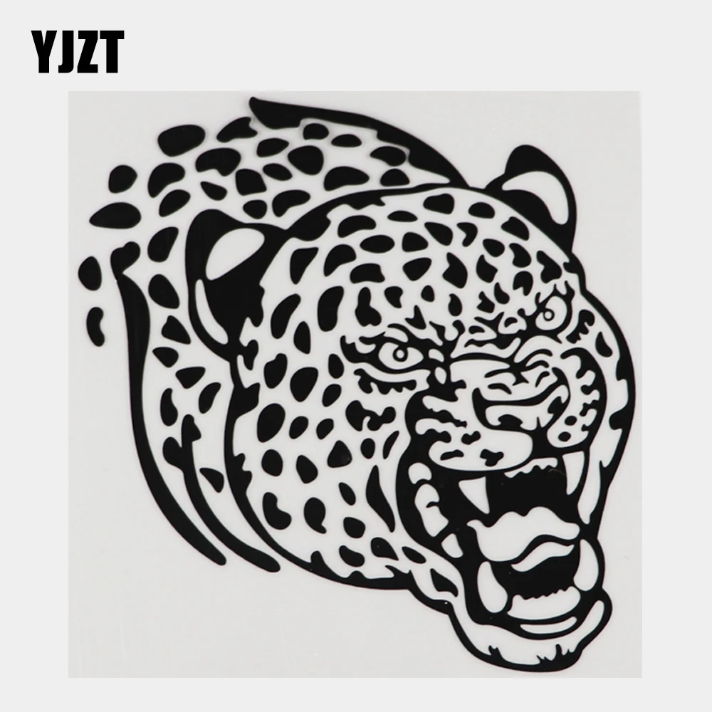 YJZT 14.8CM×16.2CM Ferocious Leopard Decal Vinyl Car Sticker Black/Silver 10C-0085
YJZT 14.8CM×16.2CM Ferocious Leopard Decal Vinyl Car Sticker Black/Silver 10C-0085