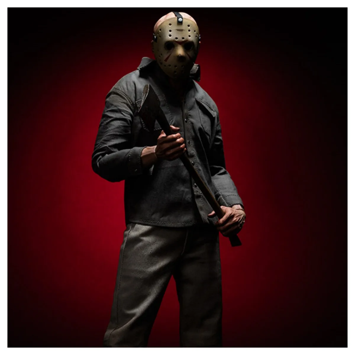 

Collectible Sideshow 100360 1/6 Scale Friday the 13th Jason Voorheesks Derek Mears 12 inches Full Set Action Figure Model