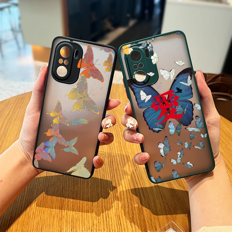 Luxury colorful butterfly flying Frosted Translucent Case For Redmi Note 11 10 9 8 Pro S T 5G 7 6 5 Redmi 9 A C T Matte Cover
Luxury colorful butterfly flying Frosted Translucent Case For Redmi Note 11 10 9 8 Pro S T 5G 7 6 5 Redmi 9 A C T Matte Cover