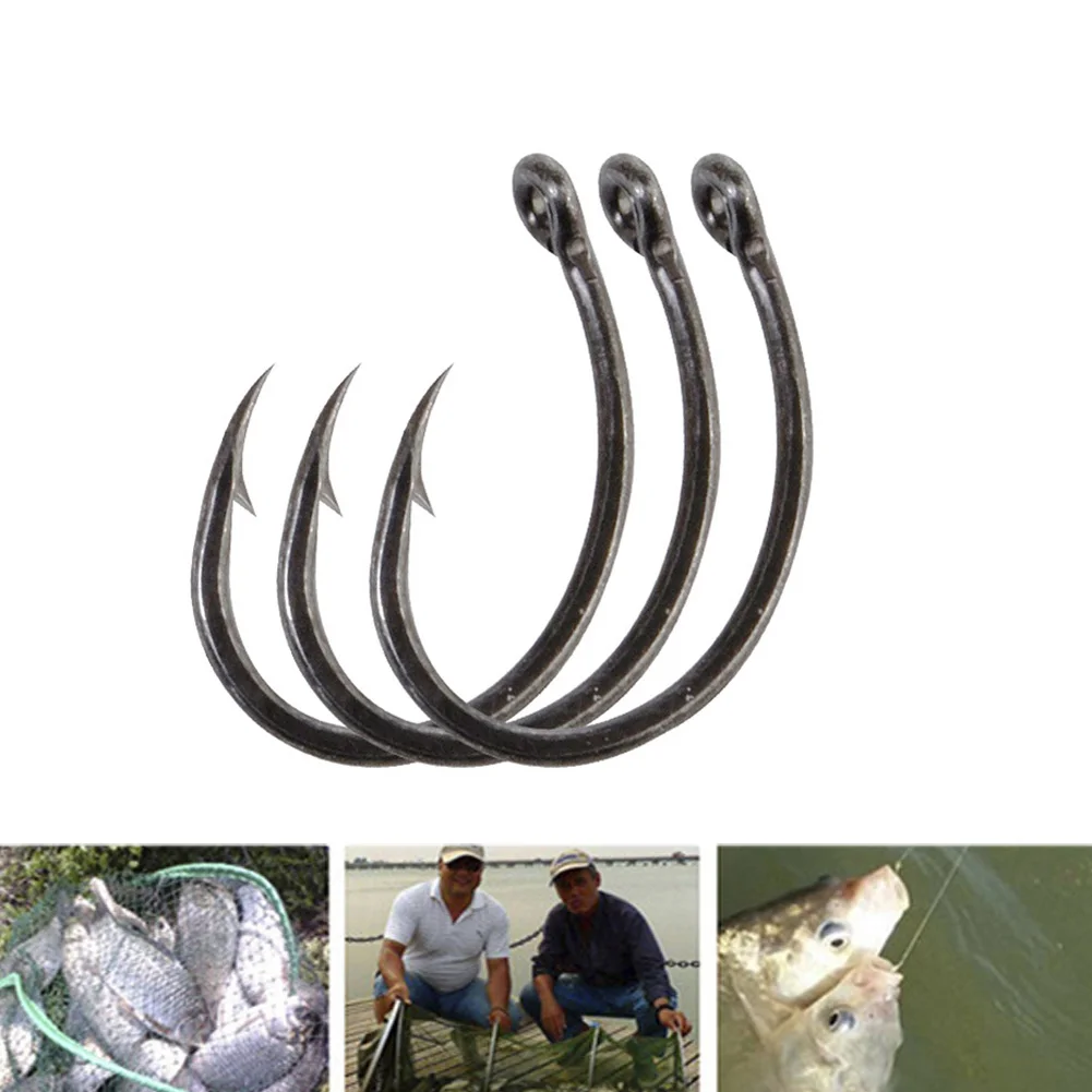 Hot Sale Carp Fishing Barbed Hooks Live Bait Crank Hooks Fishhooks 2/4/6/8# Nickel Plated With Curved Hook Fishing Accessories
Hot Sale Carp Fishing Barbed Hooks Live Bait Crank Hooks Fishhooks 2/4/6/8# Nickel Plated With Curved Hook Fishing Accessories
